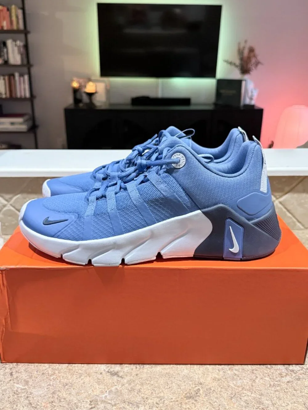 Nike Free Metcon 7 Training Shoes – Indigo Storm / Football Grey – NIB Size 12.5